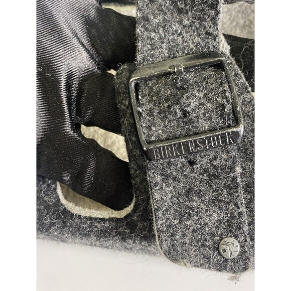 Birkenstock Arizona Happy Lamb Grey Wool Felt Lined Slide Sandal Size 46 US M13 main image 9